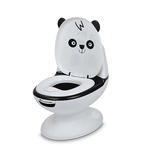 Bebeconfort Mini Toilet Orinal para bebÃ©s y niÃ±os 18 meses+, con sonido de descarga, cuenca extraÃ­ble fÃ¡cil de limpiar, diseÃ±o de panda