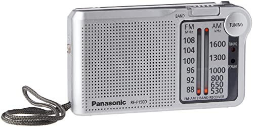 Panasonic RF-P150DEG-S - Radio portÃ¡til (150mW, FM/Am, Radio de Bolsillo, LED, Radio AnalÃ³gica) Color Plata