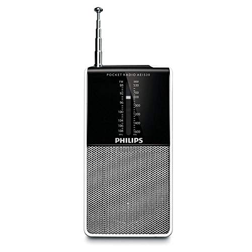 Philips AE1530/00 Radio portÃ¡til tamaÃ±o bolsillo (negro con plateado)