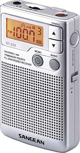 Sangean DT-250 - Radio, plateado